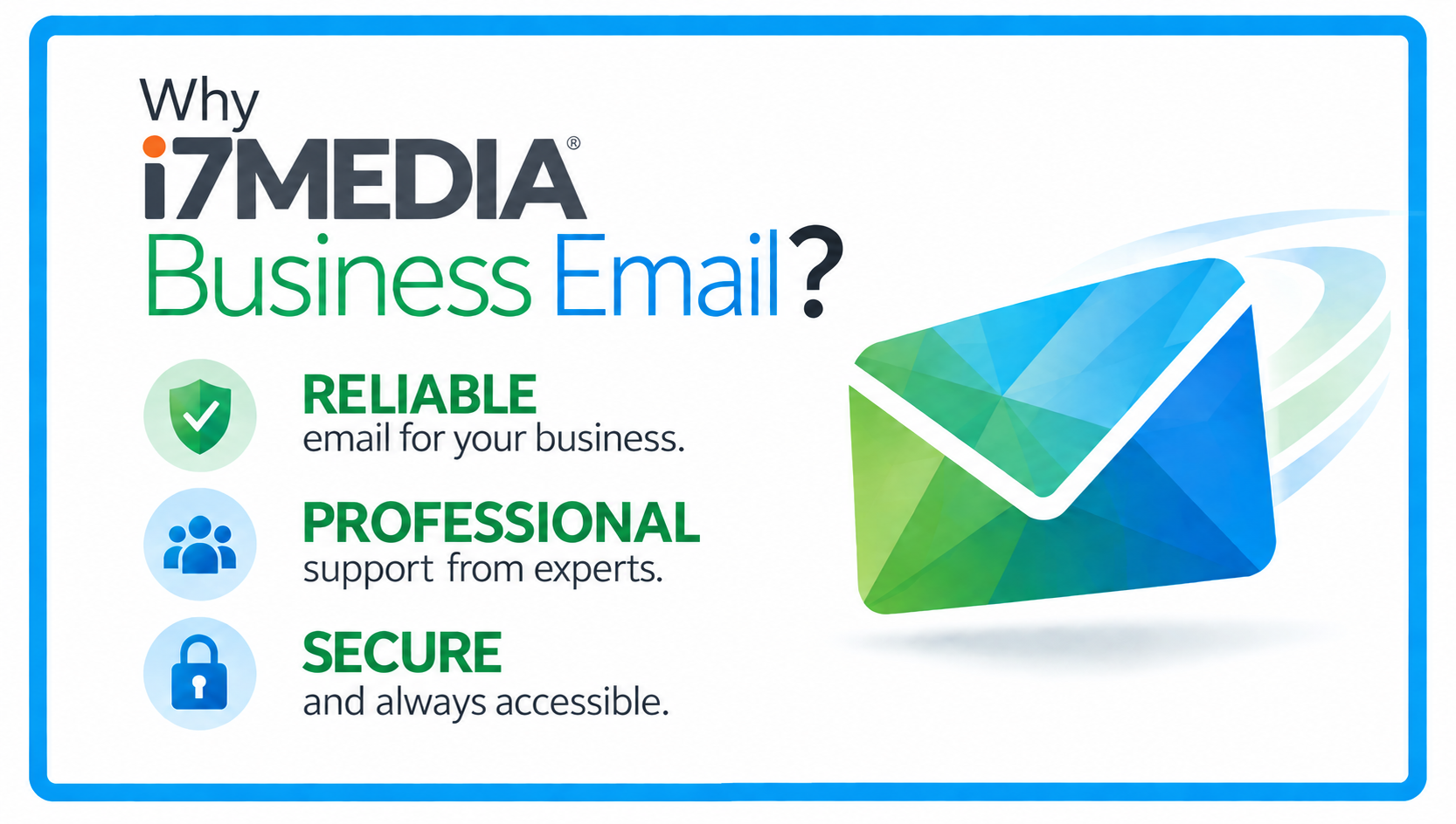 Why i7MEDIA Business Email
